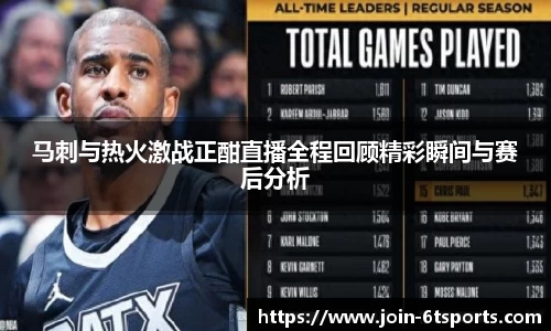 马刺与热火激战正酣直播全程回顾精彩瞬间与赛后分析